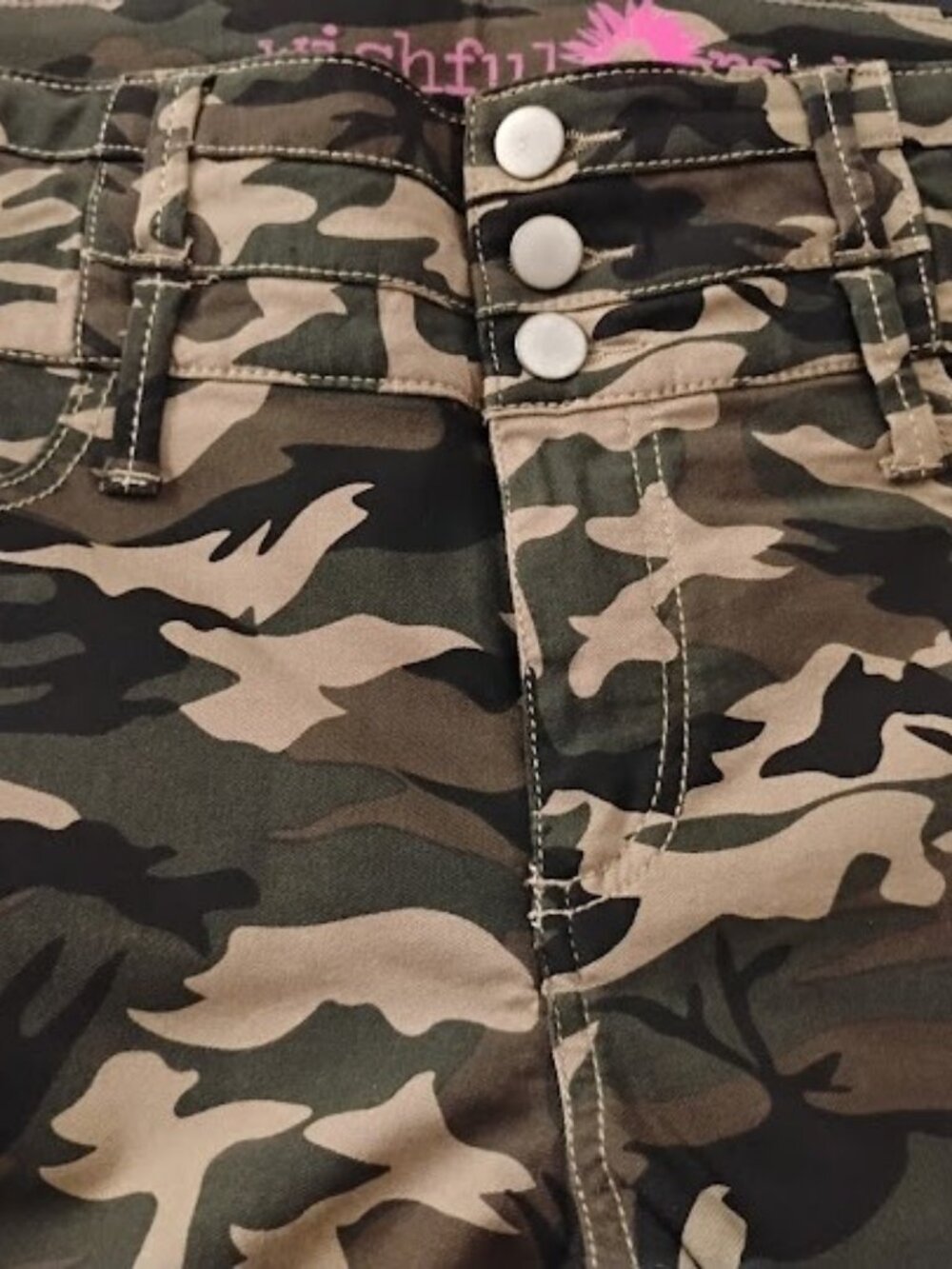 Wishful Park Camouflage Pants size 13 Tall NWOT Stretch Skinny Jeans